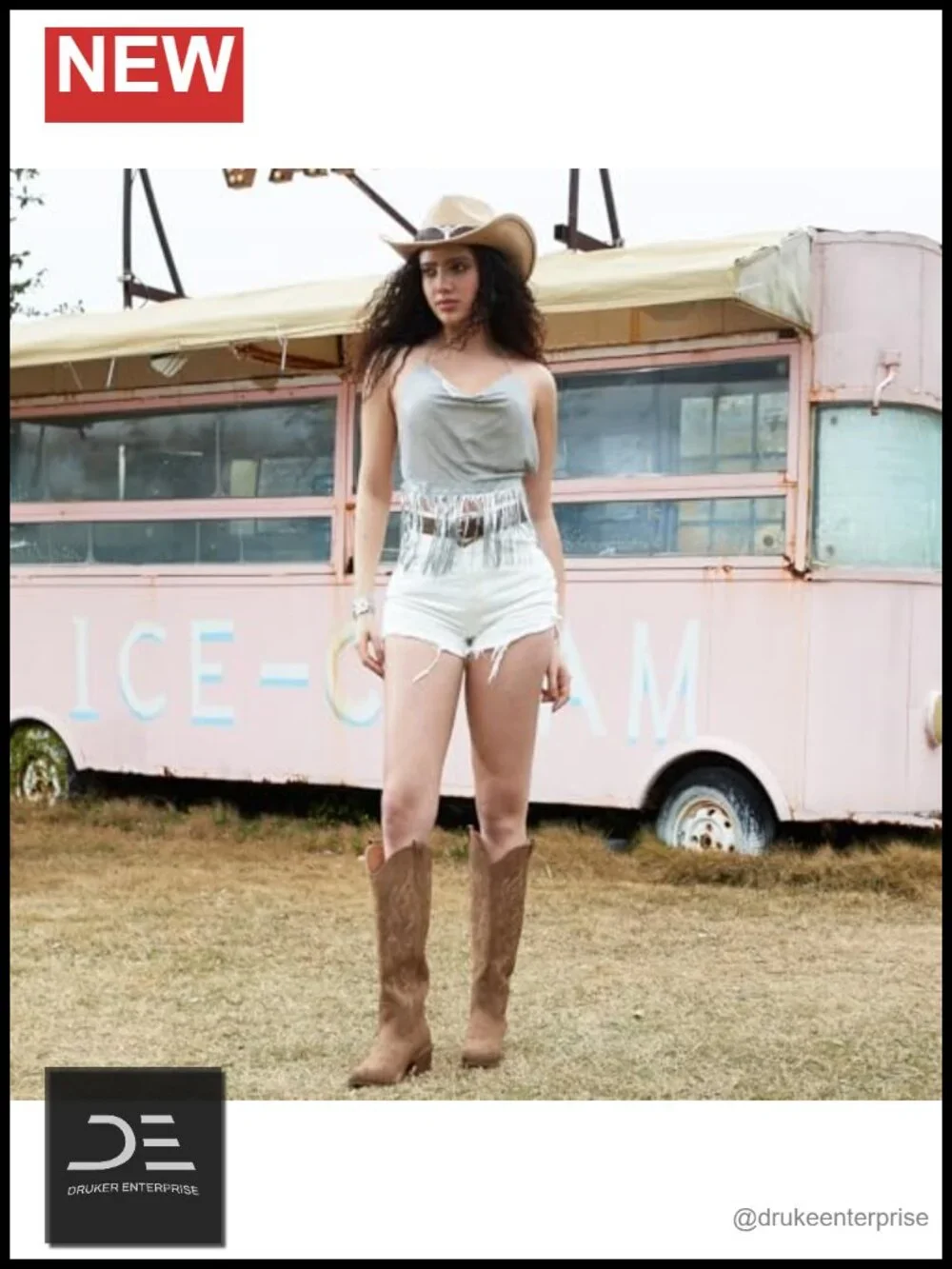Embroidered Knee High Cowboy Boots for Women Wide Calf Pull On Block Heel